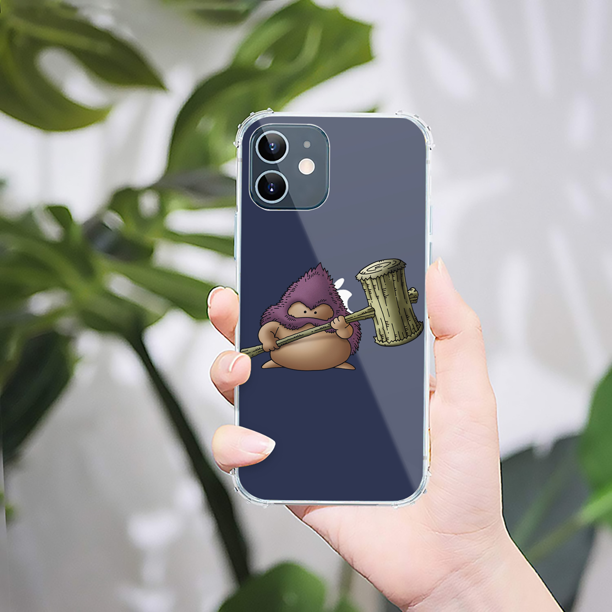 （画像用） ドラゴンクエスト Doragon Kuesuto Dragon Quest 【iPhone 12シリーズ対応】透明スマホケース（クリアソフトケース）